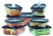 ARSUK 7 PCS Airtight Food Storage Containers with Lids (7200 ml, Plastic) - Leakproof with Air Release Button - BPA-Free, Microwaveable & Freezer Safe (7pcs - Airtight)