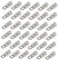 Genérico 50 Pcs polea de Cortina Barra de Cortina de Techo Carril Puerta Manos Corredor Curtain Rail Curtain Rod Rodillo de riel de Cortina Planeador de riel de Cortina el plastico
