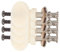 VICASKY Strumenti di accordatura per ukulele – 4 perni metallici – perfetti per regolare le corde per ukulele