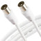 D.A.Y. Republic 2m Male to Male TV Aerial Coax Cable - Coaxial Satellite Antenna AV Lead compatible with FreeView, FreeSat, Sky Box, BT (2m Plug to Plug Cable)