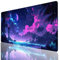 Tapis de Souris XXL 100x50x0.3cm, Grand Tapis Bureau Ciel étoilé, Bords Cousus Antidérapant et Imperméable, Phare Mouse Pad Compatible Clavier sans Fil et Souris sans Fil, Gaming Accessoire 7340-GYL