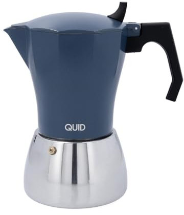 Quid Baltic Cafetera Aluminio Fundido 12 Tazas Acero Inox Apto Vitrocerámica Apto Inducción Normativa Seguridad Garantizada