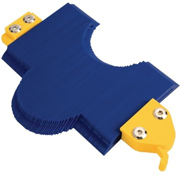 VITREX Xtreme Profile Gauge 200mm, Ideal for Going Around Pipes, Round Columns, conduits and Irregularly Shaped Walls.