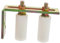 HOLIDYOYO Roulette de Guidage pour Porte Coulissante Nylon Ajustable avec Doubles Accessoire pour Portes de Jardin et Garages