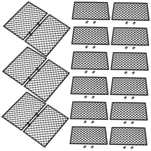 VICASKY 30pcs Rc Car Garage Assembly Mesh Panels for Drift Car Parking DIY Remote Control Vehicle Storage Compatible with Various Rc Models Space-saving and Realistic Design