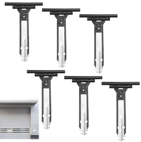 Attache Volet Roulant, 6 Pièce Attache Tablier Volet Roulant 155mm, Attache Volet Roulant Electrique, Kit RéParation,Ressort de Suspension pour Fixation de Lame Volet Roulant Électrique/Manuel/Solaire