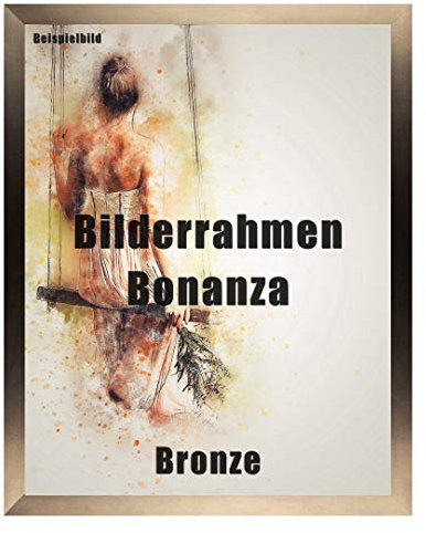 Homedecoration Bilderrahmen Bonanza Bildgröße 60 x 90 cm in Bronze Dekor mit Acrylglas klar 1 mm in 52 Farben