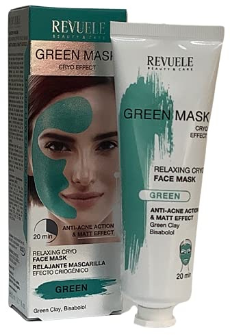 Revuele - Anti Acne Action Cryo Effect Green Face Mask - 80ml