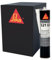 SIKA - Mastic-colle polyvalente - Sikaflex 521 UV, Noir - Mastic pour camping-car et caravane - Sans solvant - Joint d'étanchéité multi-supports - Carton de 12 cartouches de 300ml