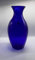 Maison Zoe Glasvase aus Recycling-Glas Belina - Dunkelblau - blau - groß - Durchmesser ≈ 12cm Höhe ≈ 29cm - 100% Handmade - Blumenvase - Vase mundgeblasen - Dekovase - Tischvase