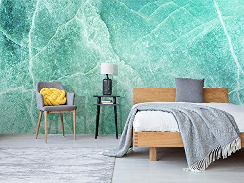 Oedim Vinilo para Pared Mármol Verde | Fotomural para Paredes | Mural | Vinilo Decorativo |350 x 250 cm | Decoración comedores, Salones, Habitaciones