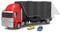 DRIVEN by Battat – Turbo Transport – Toy Carrier Truck with Handle and 2 Pullback Cars – Race Car Toys and Trucks for Kids Aged 3 and Up