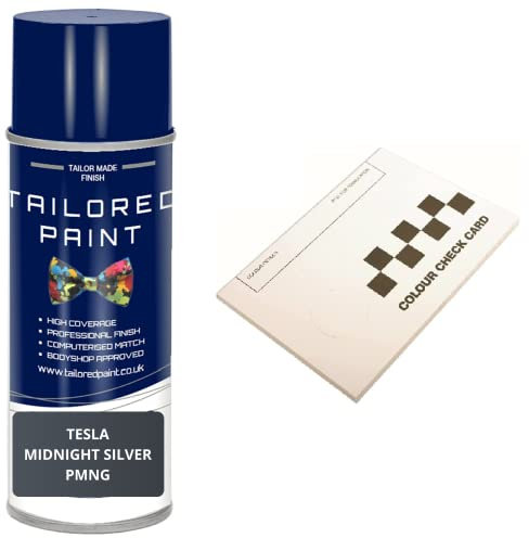 For Tesla Model 3 Midnight Silver Pearl/Steel Grey Metallic PMNG Aerosol Spray Paint Stone Chip Scratch Repair (Touch Up)