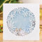 YunTrip Stanzformen für Kartenherstellung, Schneeflocke Kreis Hintergrund Metall Stanzformen Schablone für DIY Scrapbooking Album Prägung Foto Handwerk Papier Karten Dekorative Handwerk, silber