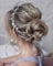 Unicra Blume Braut Hochzeit Haarschmuck Haarrebe Rose Gold Kristall Braut Reben Kopfschmuck Kopfbedeckung Hochzeits-Haarschmuck für Frauen und Mädchen (Roségold)