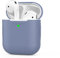 AhaStyle AirPods Case Cover Silicone [Front LED Visible & Supports Wireless Charging] Compatible with Apple Airpods 2&1(2019) (Dutch Blue & Without Carabiner)