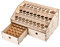 Tlilyy Bricolage Organisateur en Bois Les Bouteilles de Peinture Support D'Affichage Porte-Brosses Support Espace de Rangement Outil de ModèLe