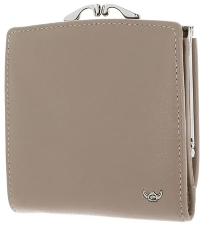 Golden Head Leder Geldbörse Madrid RFID Protect Bügelbörse 2049 Taupe
