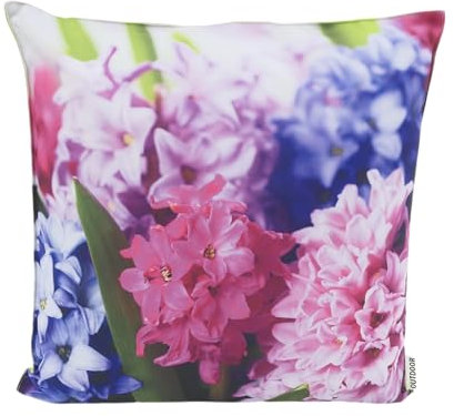 CB Home & Style Outdoor Garten Kissen Wasserabweisend Wasserfest 45 x 45 cm mit Füllung (HyazhintenNEU)