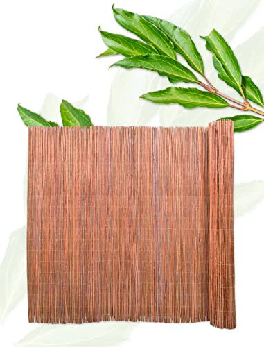 Z4L Weidenmatte, Sichtschutz, Weidenzaunmatte für Garten, Balkon, Terrasse, natürlicher Sichtschutz, Windschutz - 180cm x 500cm