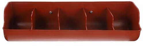 Sosoport Praktischer Futtertrog Für Ferkel Abnehmbare Kunststoff-Schale Mit Fächern Für Fütterung Für Trocken Und Nassfutter Leicht Zu Reinigen Und Langlebig