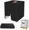 IBC Water Tank Cover, Protecting 1000L IBC Water Tank or Rain Barrel from Water & Sun, Rainwater Films Protective Cover Dustproof, Garden Water Storage Bucket (1000L(Sticky top), Black)