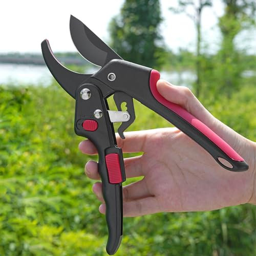 XoTiq Secateurs for Garden Professional,Hand Pruners Non-Slip Handles are Strong,Rust and Corrosion Resistant Ideal for Pruning Picking Trimming