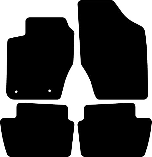 Kovvar Tapis de Sol Compatible avec Peugeot 307 2001-2009 Correspondant à la Version: 3/5 Portes/Break | Qualité: Basic