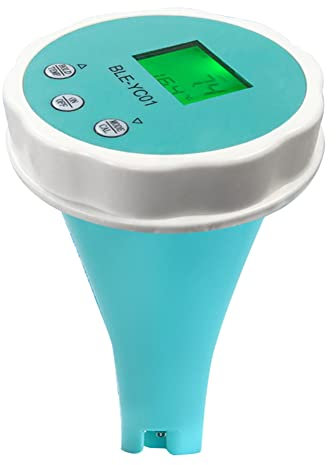 Ronlok 6-in-1-Qualitätsdetektor, pH EC TDS ORP Temperatur Chlor App Anzeige Pool Bluetooth Qualität des Tests, Ersatzzubehör