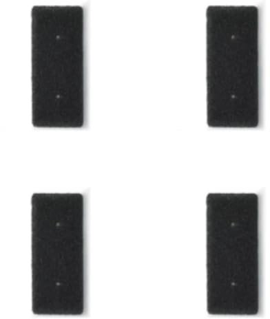 MYAYD Foam Sponge Filter, Dryer Lint Filter Foam Sponge Compatible with Samsung DC62-00376A/DC6200376A, Sponge Filter Base Filter for Tumble Dryer Heat Pump Dryer Washer Dryer (4-Pack)