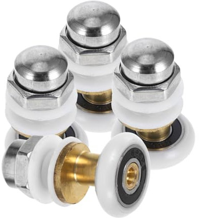 Housoutil Duschtürräder Und Glastürrollen Für Schiebetüren Ersatzteile Für Duschtürschienen Im Badezimmer Oder Wohnmobil Langlebige Materialien Für Sanftes Gleiten