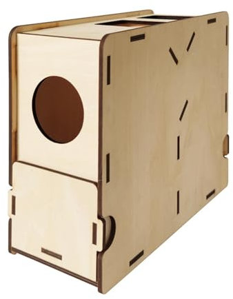 Iouyjiu Körnungsmaschine, Wooden Shell Separator, Korn Winnower Maschine, Chaff Blowing Maschine, Hirsekorn-Prozessor, Feed Korn Thrower, Air Outlet Design für Hirsekörner