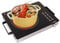 Ceramic Hob, Single Induction Hob, Portable Induction Hob, Built-in 1 Burners Electric Hob 30cm Ceramic Cooker with Electronic Knob Controls,Power levels from 3000W to 3500W,Sensitive Press Control