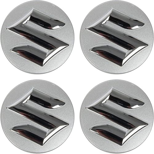 FGXBD 4 Stück 54mm Auto Radnabenkappen Nabendeckel für Suzuki Swift SX4 S-Cross Celerio Vitara, Radnabenabdeckung Center Felgendeckel Radkappen Wheel Caps,normal-B