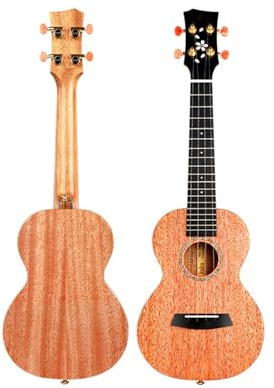 Vollmassive Ukulele Für Anfänger Kleine Gitarre 23 Zoll 26 Zoll Mahagonifurnier ukulele anfänger(Wood,23)