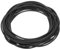 PATIKIL Bande d'étanchéité en mousse de silicone, 5M (16,4FT) 1mm (0,04) Dia Backer Rod Round Haute Densité Solide Éponge en Caoutchouc pour Joint d'Étanchéité Blocage Isolation, Noir