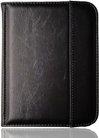 Barnes & Noble Nook Simple Touch Étui portefeuille en cuir PU de qualité supérieure pour liseuse Nook 2 & 3 Noir
