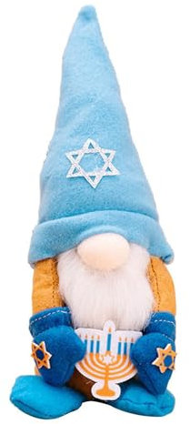 Generisch Waldtier Plüschtier 1 Stück Chanukka-Zwerg, Zwerg, Heimdekoration. Und. Chanukka, Tomte, Schweden Wolfsset Aus Zweiteilig (Sky Blue, 27x8cm)