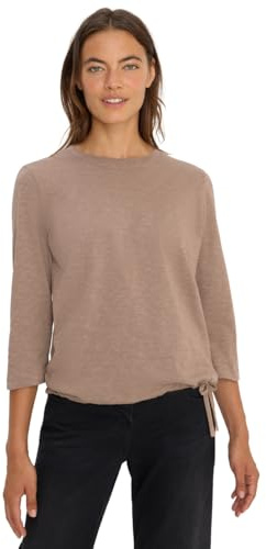 Cecil Damen Slub Shirt mit Rundhals