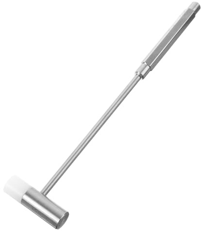 Ciieeo Edelstahl Uhrhammer mit Präziser Anti Rutsch Oberfläche Kleiner Uhr Montagehammer für Feine Reparaturen im Haushalt und Werkstatt