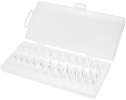 Künstliche Fingernägel Acryl Vollabdeckung für Damen | Selbstgemacht und Alltag, Leicht zu Entfernen, Nageldekoration für Frauen, Praktische 240 Stück Packung