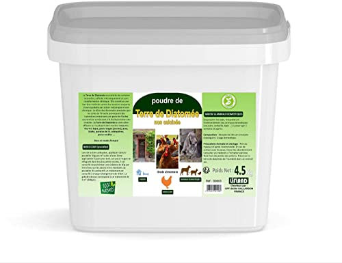 Lifland Terre DE DIATOMÉE pour Poules Non CALCINÉE Grade Alimentaire 4.5 KGS
