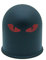 Schutzkappe Anhängerkupplung Dämon Teufel Evil Eye Cap 3 / Böser Blick 3 rot