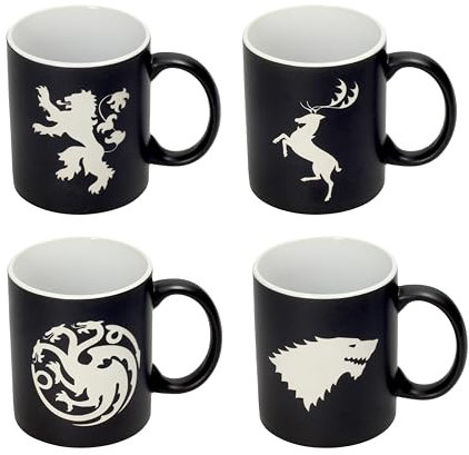 SD Toys Set 4 mugs emblèmes famille - Game of Thrones SDTHBO89277