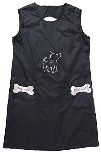 Amorar wasserdichte Pet Grooming Schürze mit Taschen, antistatische Hund Katze Professional Nylon Kittel für Frauen Männer,EINWEG Verpackung