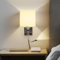 OurLeeme Bedside Wandleuchte, 2 in 1 LED Leselampe Moderne Hotel Schlafzimmer Wandleuchte2 Kippschalter für Wohnzimmer, Schlafzimmer