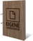 Hochzeit Gästebuch Nussbaum Holz Gravur individuell Holzcover mit 72 Blatt | 144 Naturpapier Innenseiten DIN A4 hoch 215 x 305 mm - Eigene Gravur