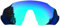 SOODASE pour Oakley Flight Jacket des Lunettes de Soleil Bleu Verres de Remplacement polarisés