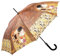 LUCKYWEATHER Regenschirm Stockschirm Damen Motiv The Kiss Auf-Automatik I Stockregenschirm groß und stabil sowie hochwertig verarbeitet I Regenschirme mit UV-Schutz