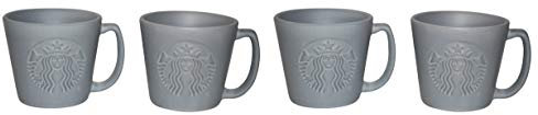 Starbucks Espresso Cup, Grey Stone Starbucks Espresso Mug Set, Demitasse (Grey, 4)